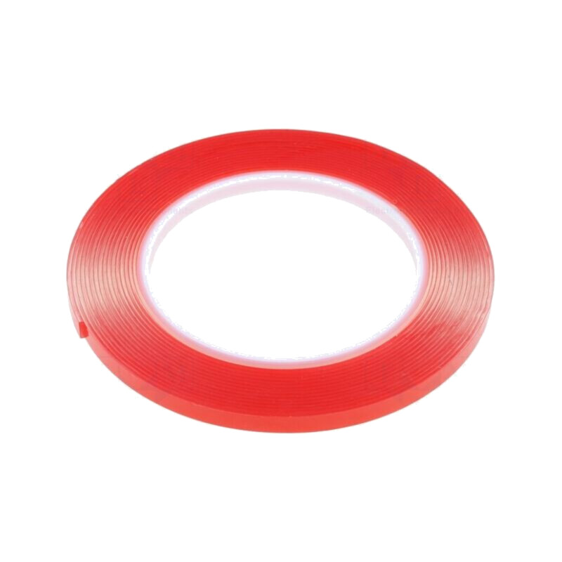 Bandă: de fixare; W: 6mm; L: 5m; Thk: 1mm; dublă; acril; transparentă Bandă: de fixare; W: 6mm; L: 5m; Thk: 1mm; dublă; acril; transparentă