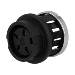 Conector: DIN; soclu; mamă; PIN: 4; Dispunere: 240°; lipire; 300V; 5A