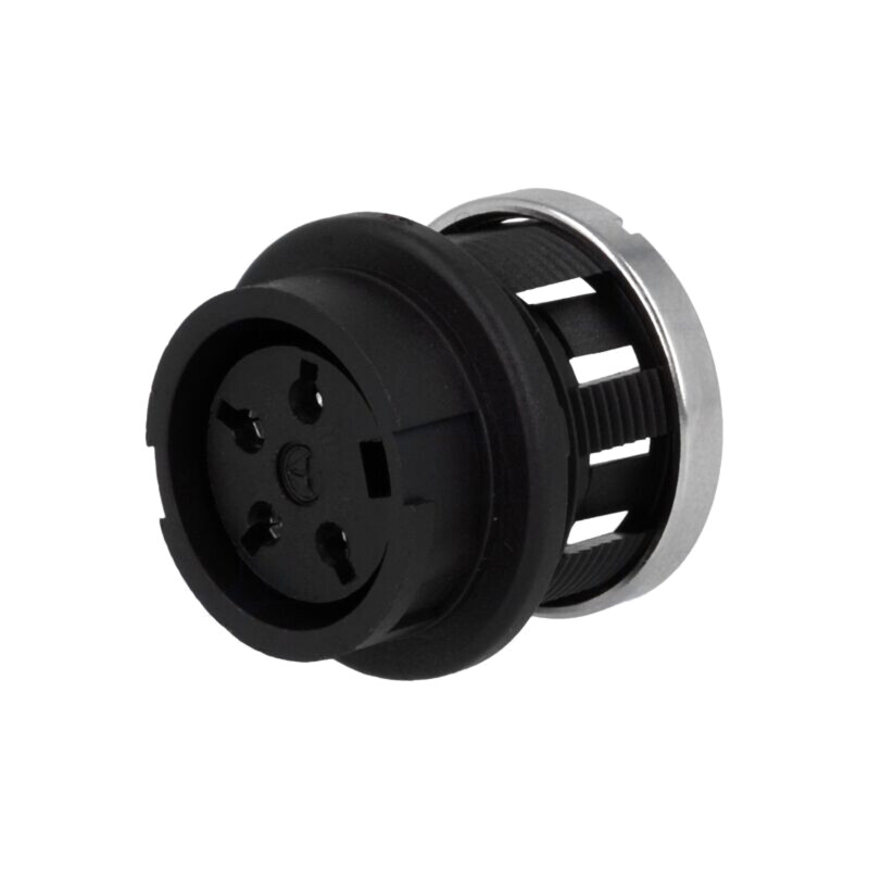 Conector: DIN; soclu; mamă; PIN: 4; Dispunere: 240°; lipire; 300V; 5A