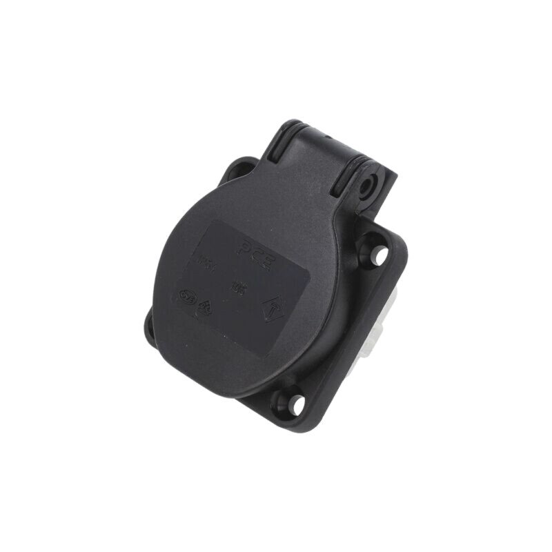 Conector: alimentare AC; soclu; 2P+PE; 250VAC; 16A; neagră; PIN: 3 Conector: alimentare AC; soclu; 2P+PE; 250VAC; 16A; neagră; PIN: 3
