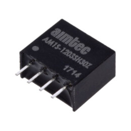 Convertor: DC/DC; 1W; Uintr: 10,8÷13,2VDC; Uieş: 3,3VDC; Iieş: 303mA