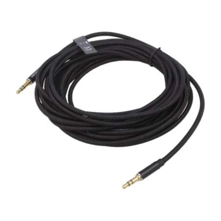 Cablu; Jack 3,5mm 3pin mufă,din ambele părţi; 5m; Placare: aurit