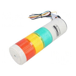 Coloană de Semnalizare LED Roşu/Ambră/Verde 24V | Electronic-mag.ro | Componente Electronice