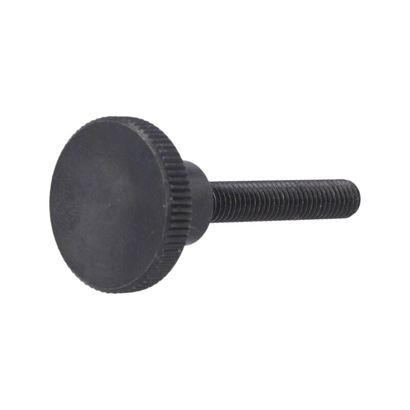 Buton de reglare; Ø: 24mm; Filet ext: M6; 35mm; H: 15mm; oţel
