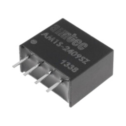 Convertor: DC/DC; 1W; Uintr: 21,6÷26,4VDC; Uieş: 9VDC; Iieş: 110mA