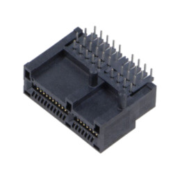 Conector: pentru carduri; în unghi 90°; THT; pentru PCB; PIN: 36