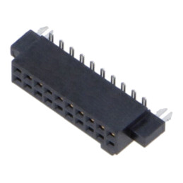 Conector: PCB-PCB; mamă; PIN: 20; 1,27mm; SFM; argintat selectiv