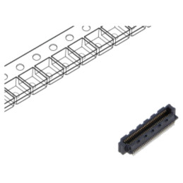 Conector: PCB-PCB; mamă; PIN: 30; 0,5mm; SS5; aurit; SMT; soclu; 1,5A