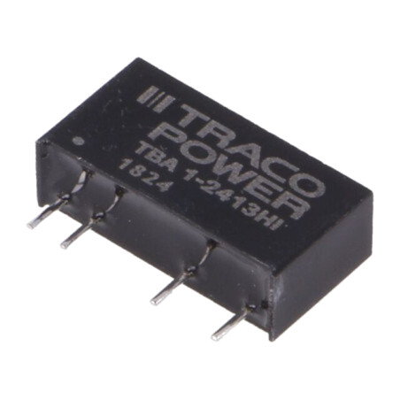 Convertor: DC/DC; 1W; Uintr: 21,6÷26,4VDC; Uieş: 15VDC; Iieş: 66mA