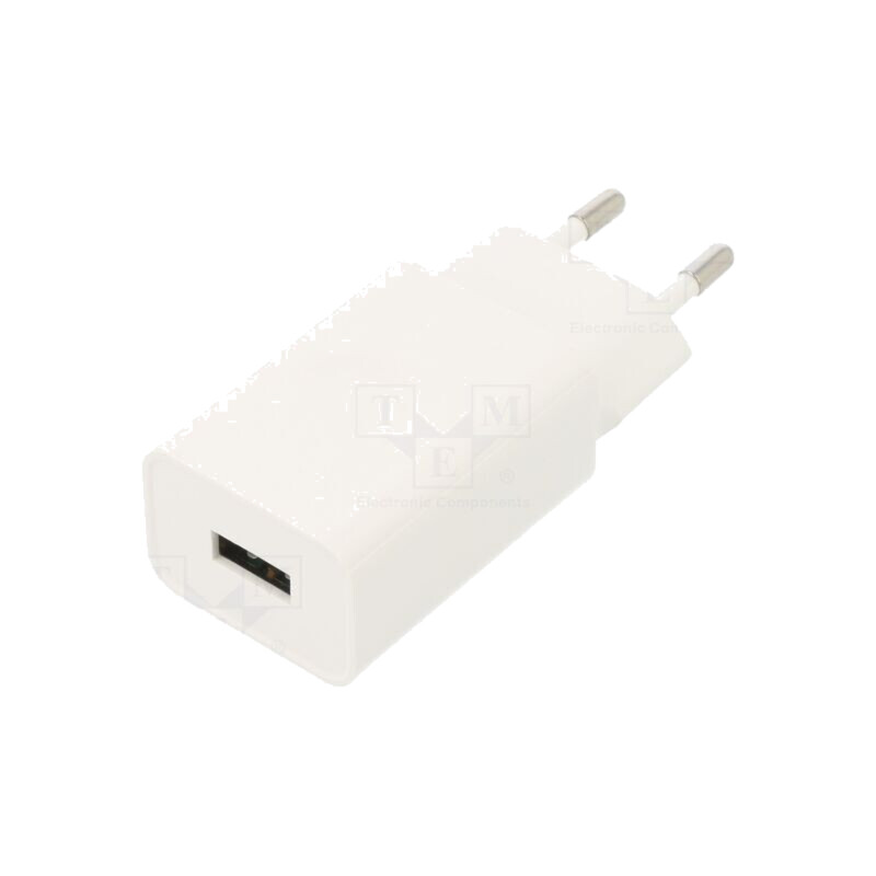 Alimentator: pulsatoriu; alimentare,plug-in; 5VDC; 1A; 5W; 73,7% Alimentator: pulsatoriu; alimentare,plug-in; 5VDC; 1A; 5W; 73,7%