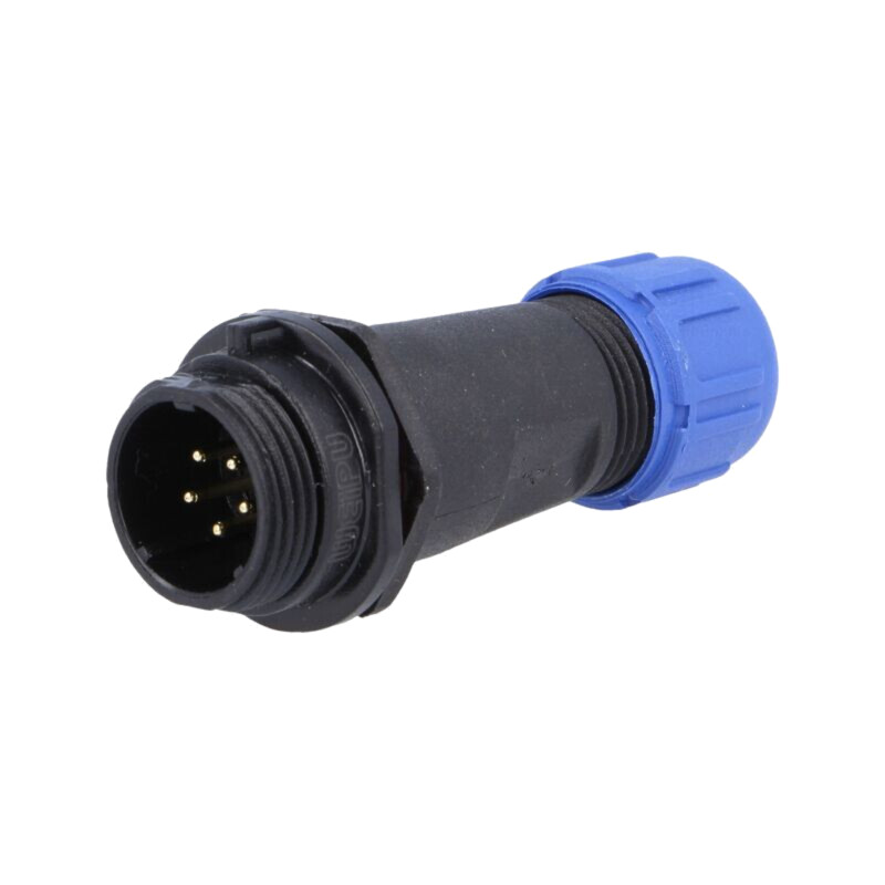 Mufă; SP13; tată; PIN: 5; IP68; 4÷6,5mm; 5A; lipire; pe cablu; 180V