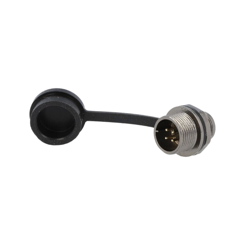 Soclu; ST12; tată; PIN: 4; IP67; 5A; lipire; 200V; 0,75mm2; -25÷85°C