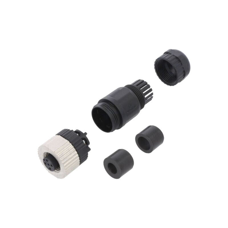 Conector: M12; mufă; PIN: 4; mamă; cod A-DeviceNet / CANopen; drept