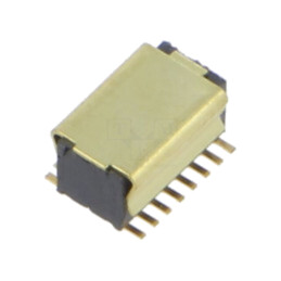 Conector: PCB-PCB; mamă; PIN: 16; 0,8mm; CLE; aurit; SMT; soclu; 2,7A