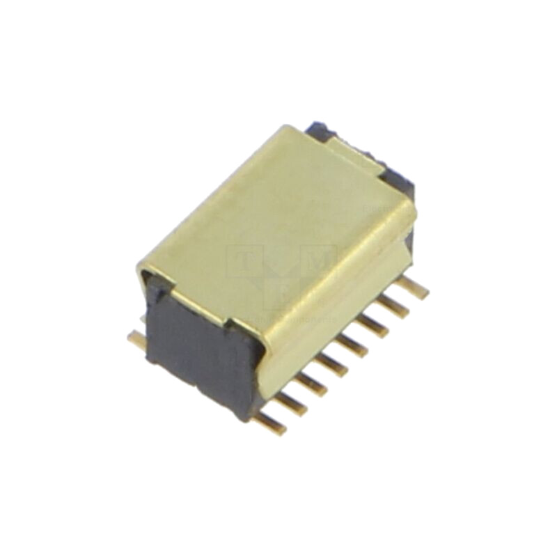 Conector: PCB-PCB; mamă; PIN: 16; 0,8mm; CLE; aurit; SMT; soclu; 2,7A Conector: PCB-PCB; mamă; PIN: 16; 0,8mm; CLE; aurit; SMT; soclu; 2,7A