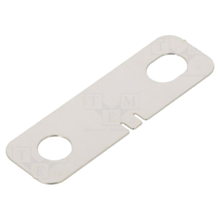 Conector; Nr.bat: 2; cupru; Acoperire: nichel; 64x20x0,4mm