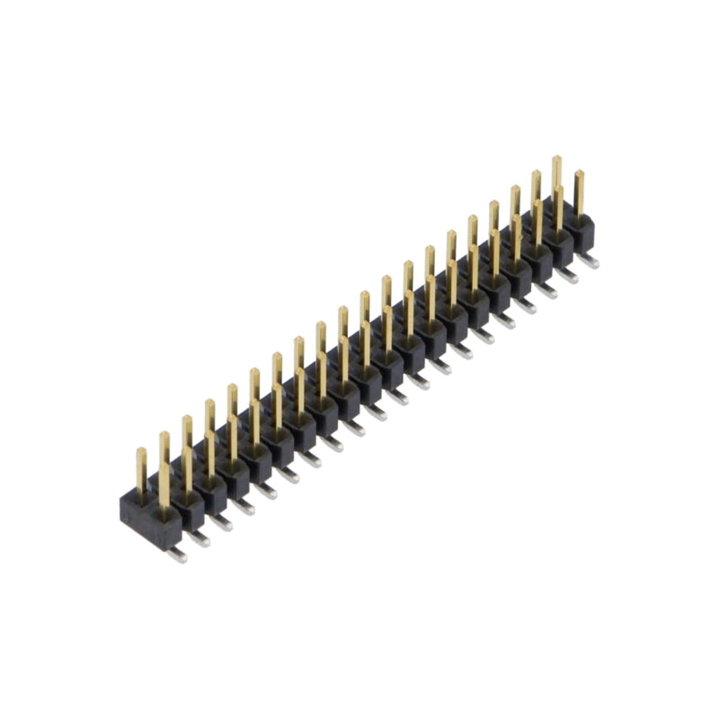 Conector: şiruri pini; tată; PIN: 40; 2,54mm; gold flash; SMT