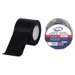 Bandă: electroizolantă; W: 50mm; L: 20m; Thk: 0,12mm; neagră; cauciuc