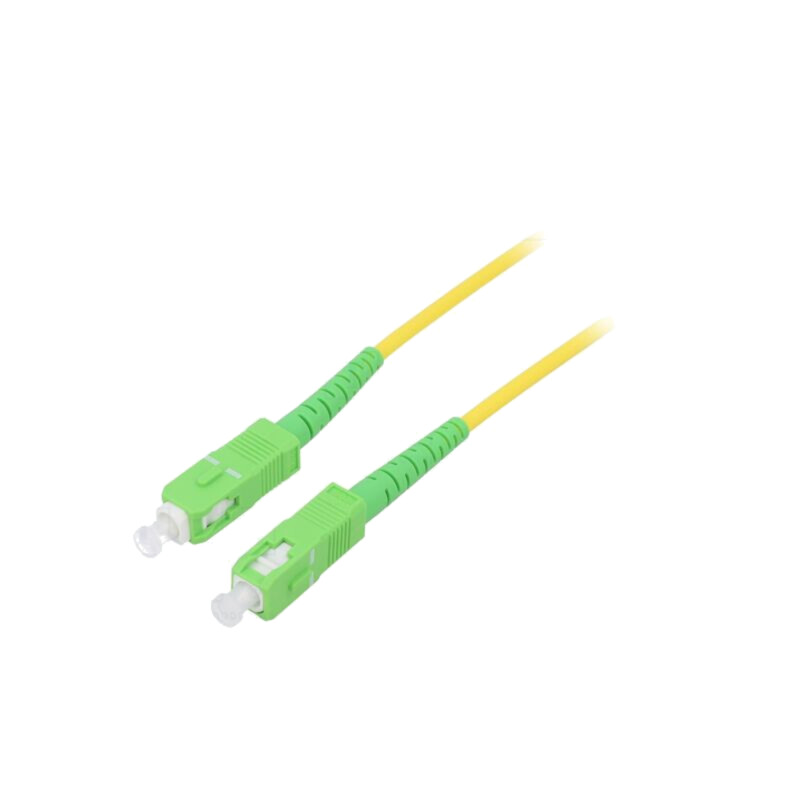 Patch cord cu fibră; OS2; SC/APC,din ambele părţi; 5m; LSZH Patch cord cu fibră; OS2; SC/APC,din ambele părţi; 5m; LSZH