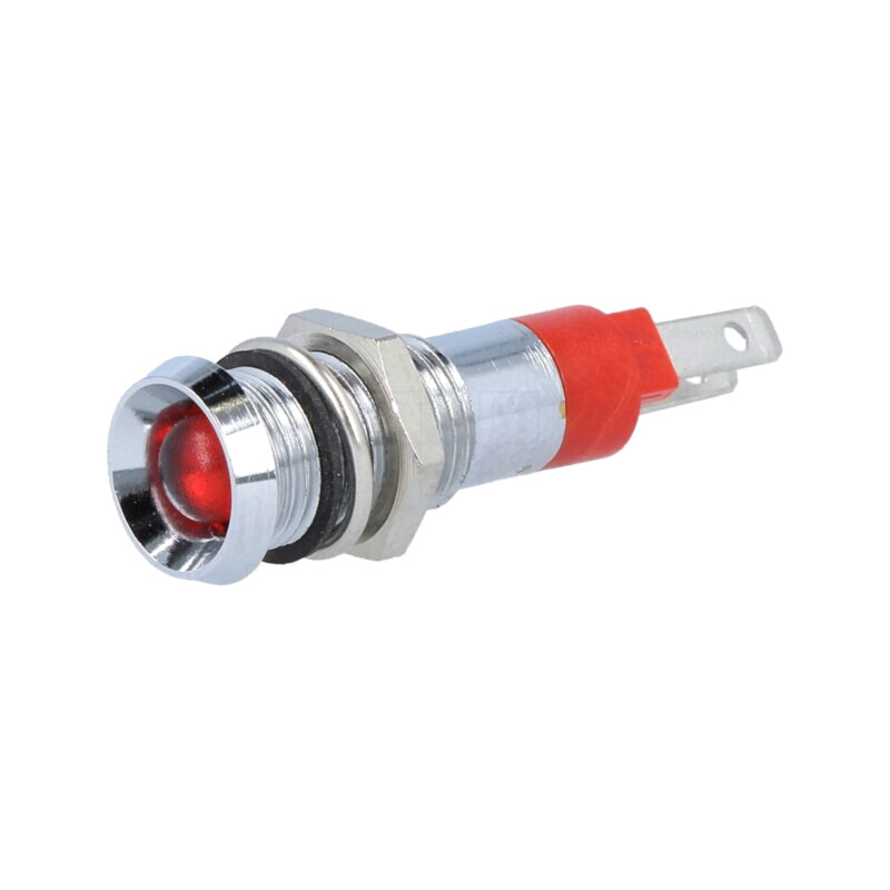 Lampă de control: LED; concav; roşie; 24÷28VDC; 24÷28VAC; Ø8,2mm Lampă de control: LED; concav; roşie; 24÷28VDC; 24÷28VAC; Ø8,2mm