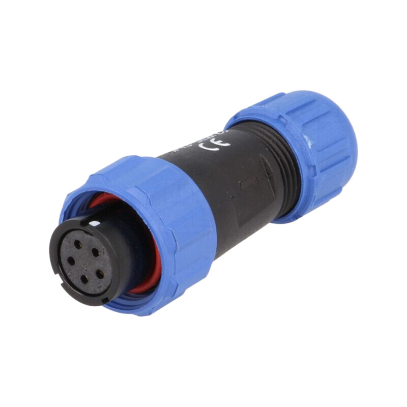 Mufă; SP13; mamă; PIN: 5; IP68; 4÷6,5mm; 5A; lipire; pe cablu; 180V