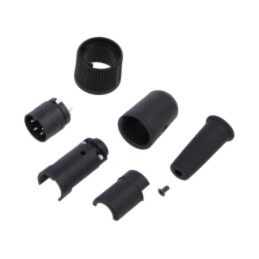 Conector: circular; 678; 150V; PIN: 4; mufă; tată; lipire; pe cablu