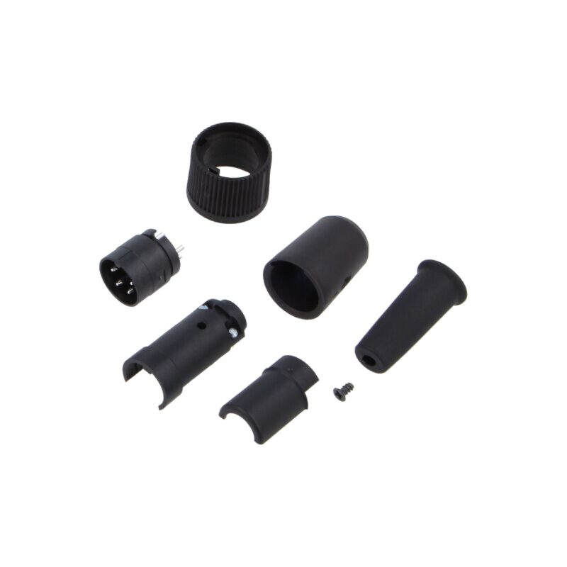 Conector: circular; 678; 150V; PIN: 4; mufă; tată; lipire; pe cablu