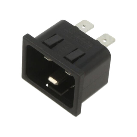 Conector: alimentare AC; soclu; tată; 16A; 250VAC; IEC 60320