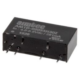 Convertor: DC/DC; 1W; Uintr: 4,5÷5,5VDC; Uieş: 5VDC; Iieş: 200mA