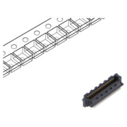 Conector: PCB-PCB; mamă; PIN: 30; 0,4mm; SS4; aurit; SMT; soclu; 1,6A