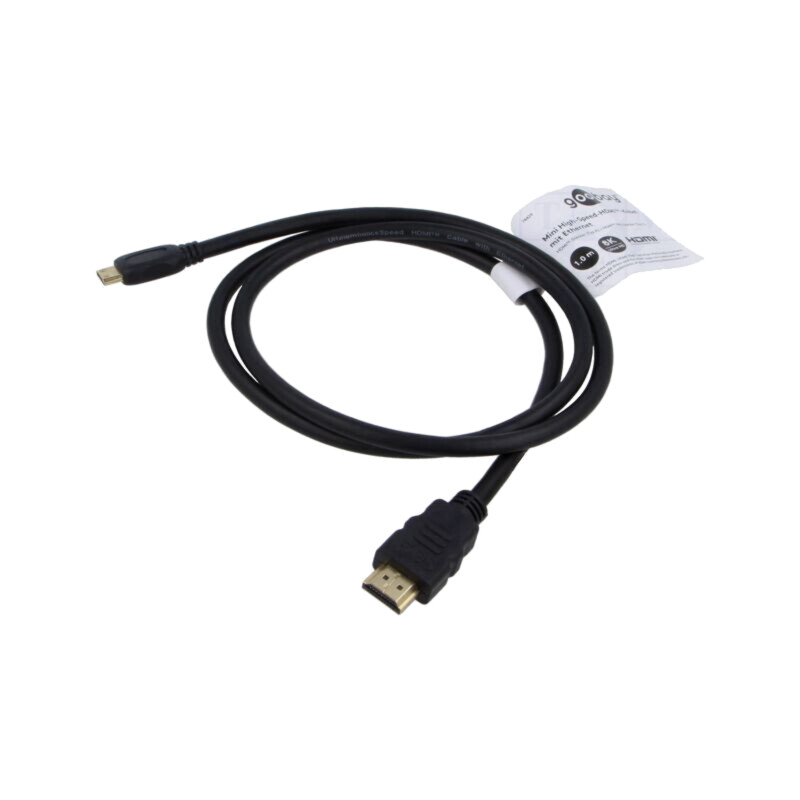 Cablu; HDMI 2.1; HDMI mufă,mini HDMI mufă; PVC; Lung: 1m; negru