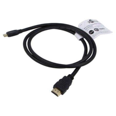 Cablu; HDMI 2.1; HDMI mufă,mini HDMI mufă; PVC; Lung: 1m; negru