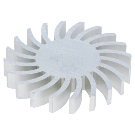 Radiator; LED; Ø: 70mm; H: 10mm; 2,28K/W