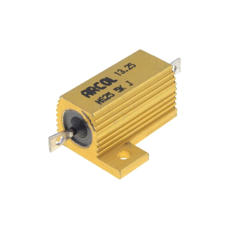 Rezistor: bobinat; cu radiator; înşurubare; 5kΩ; 25W; ±5%; 25ppm/°C