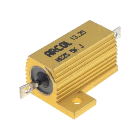 Rezistor: bobinat; cu radiator; înşurubare; 5kΩ; 25W; ±5%; 25ppm/°C