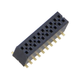 Conector: şiruri pini; tată; PIN: 20; 1,27mm; aurit; SMT; soclu