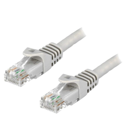 Patch cord; U/UTP; 6; litat; CCA; PVC; gri; 7,5m