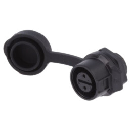 Conector: circular; soclu; dimensiune 12; 02; mamă; PIN: 2; aurit; 5A