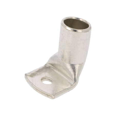 Vârf: inelar tubular; M8; 150mm2; crimpat; pe cablu; în unghi 90°