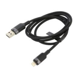 Cablu; USB 2.0; mufă Apple Lightning,USB A mufă; nichelat; 1m