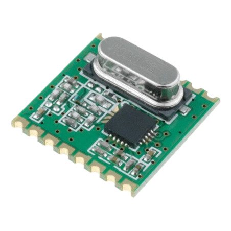 Modul: RF; emiţător-receptor FM; FSK; 433,92MHz; SPI; -121dBm; SMD
