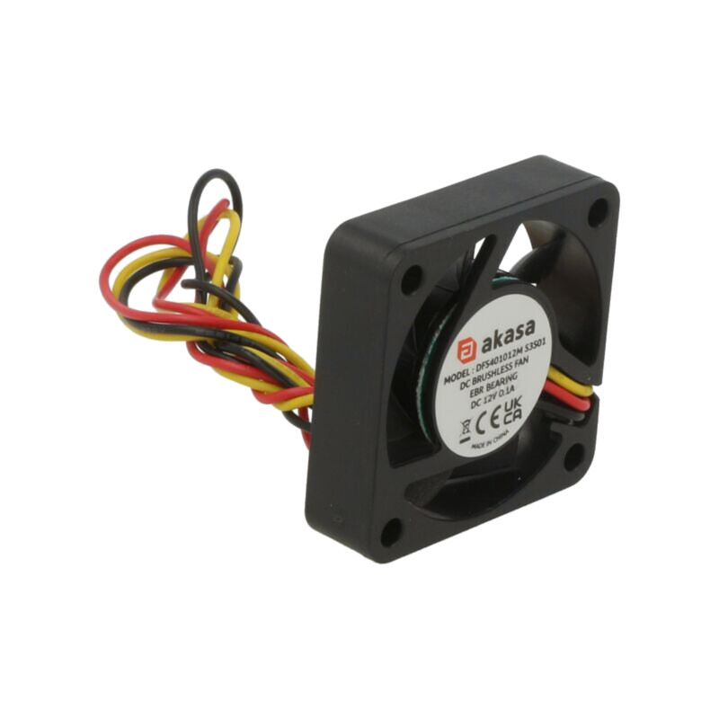 Ventilator: DC; axial; 12VDC; 40x40x10mm; 28,5dBA; EBR; 2,41mmH2O