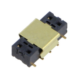 Conector: şiruri pini; mamă; PIN: 10; 2,54mm; aurit; SMT; soclu; rolă