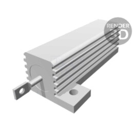 Rezistor: bobinat; cu radiator; înşurubare; 22kΩ; 50W; ±5%