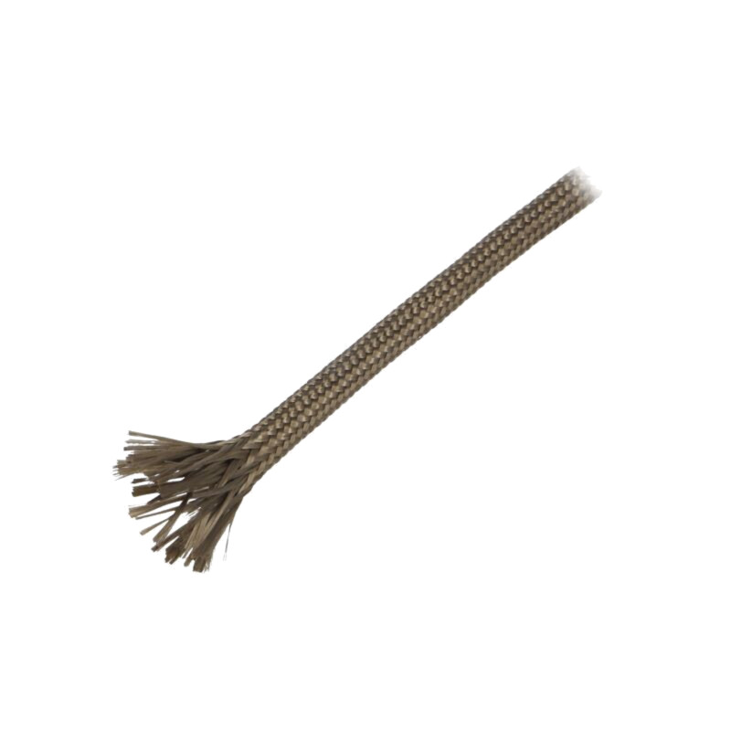 Manşon electroizolant; fibră de bazalt; kaki; -260÷560°C; L: 10m