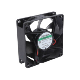 Ventilator: DC; axial; 24VDC; 80x80x25mm; 56,06m3/h; 28dBA; Vapo