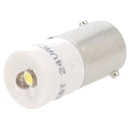 Lampă LED; alb cald; BA9S,T10; 24VDC; 24VAC; plastic; 3mm; -20÷60°C