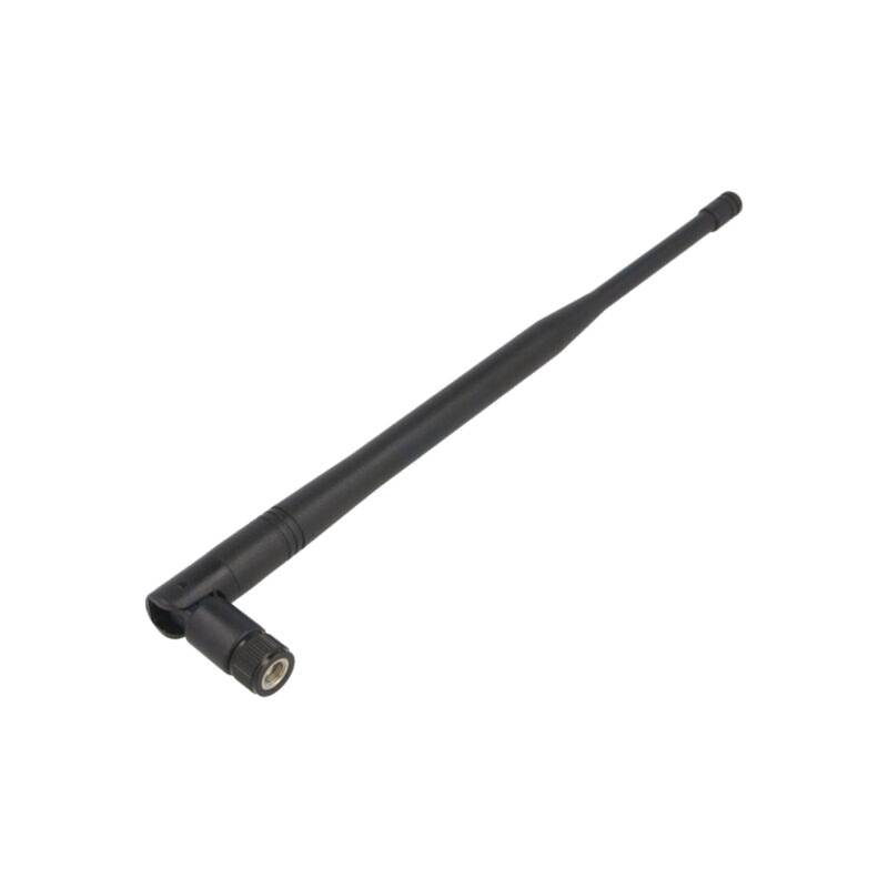 Antenă; WiFi; 7dBi; lineare; în unghi,cu înşurubare,verticală