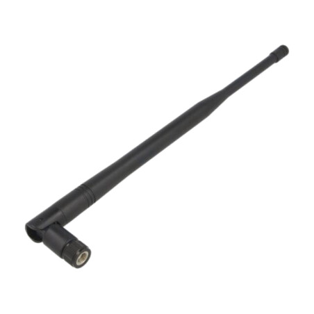 Antenă; WiFi; 7dBi; lineare; în unghi,cu înşurubare,verticală