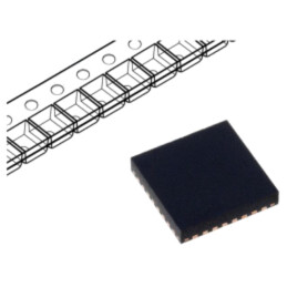 IC: microcontroler AVR; VQFN32; Întrerup.ext: 26; Cmp: 2; ATXMEGA